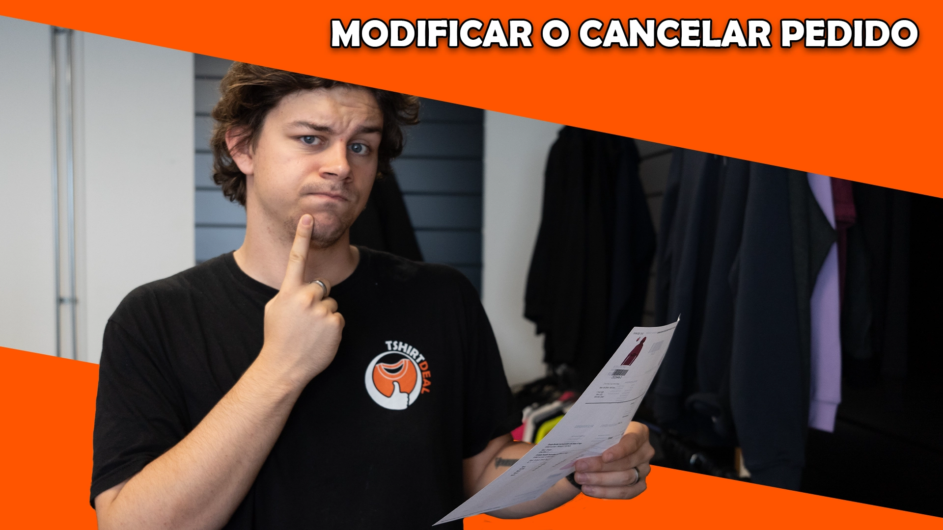 Modificar o cancelar pedidos